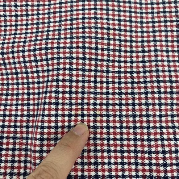 J. Crew Women's Plaid Pencil Dress Size 2 Red Black Mini Check Cotton Sleeveless - Picture 8 of 12